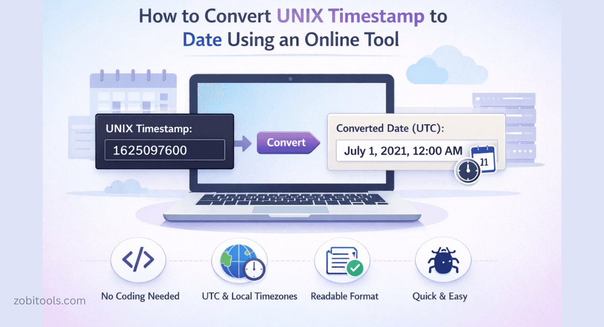 How to Convert UNIX Timestamp to Date Using an Online Tool