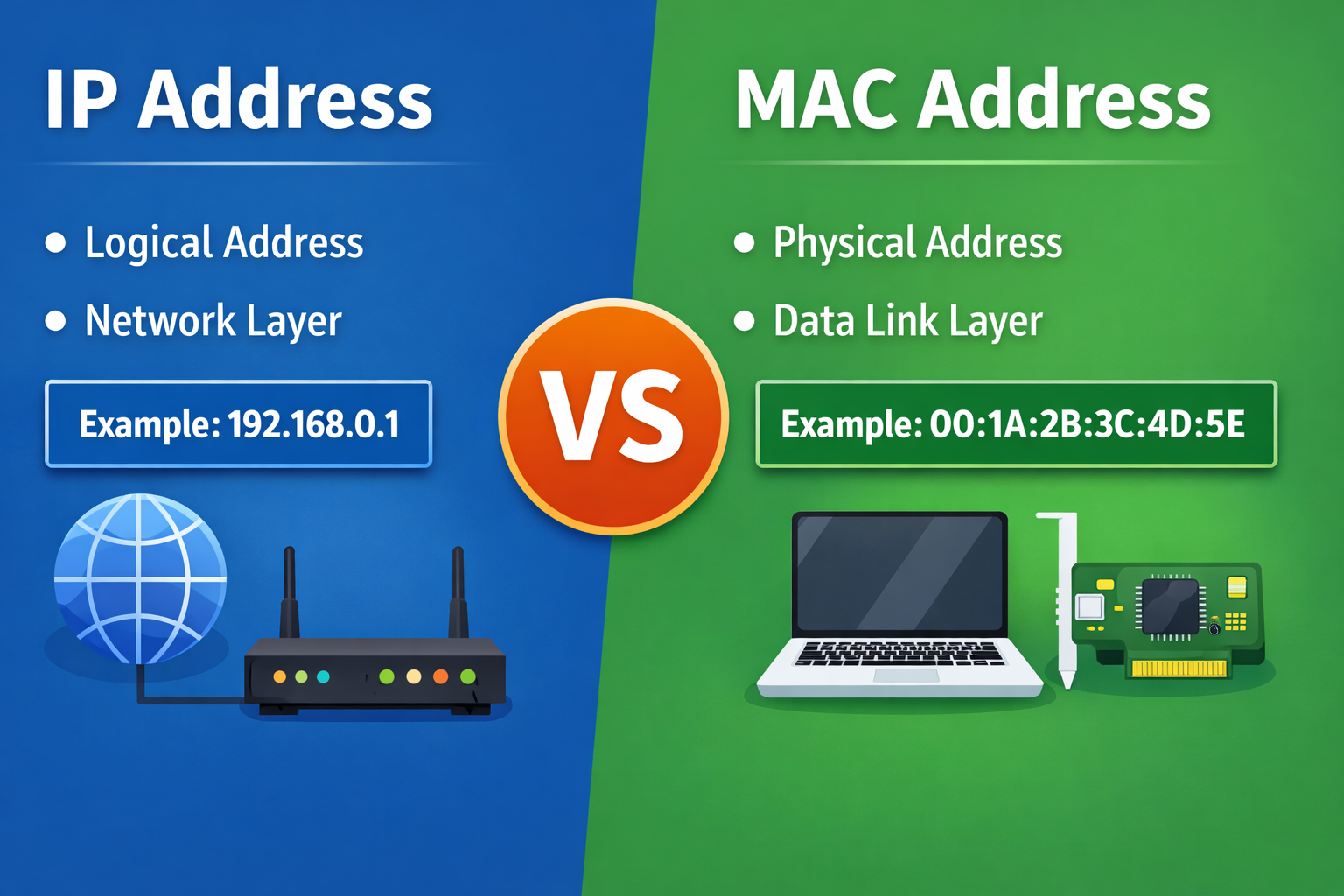 IP Address vs MAC Address: Crucial Differences Explained